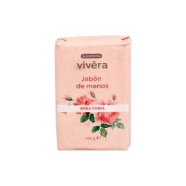 Acofarma Vivera Hand Soap Bar 1 Container 100 g Coral Pink Scent