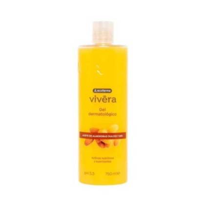 Acofarma Vivera Gel Aceite De Almendras Dulces Y Miel 1 Envase 750 ml