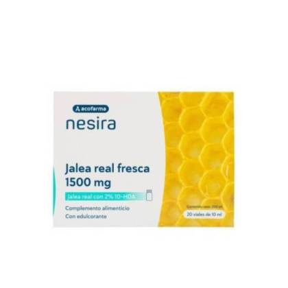 Acofarma Nesira Geléia Real 1500 Mg 20 Frascos Bebíveis 10 ml