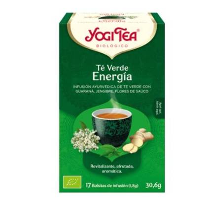 Yogi Tea Te Verde Energia 17 Bolsitas