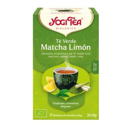 Yogi Tea Te Verde Matcha Limon 17 Bolsitas