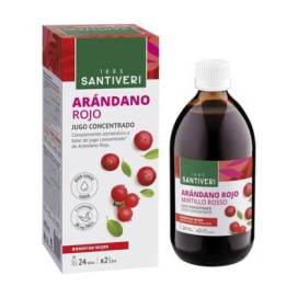 Rote Cranberry-Cranberry-Saftkonzentrat Santiveri 1 Behälter 490 ml