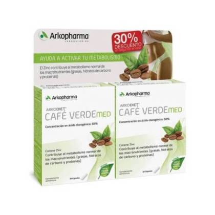 Arkodiet Cafe Verde Med 2x30 Caps Promo