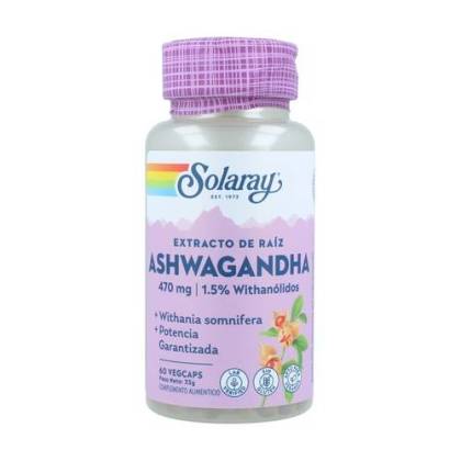 Ashwagabdha 470 mg 60 Kapseln Solaray