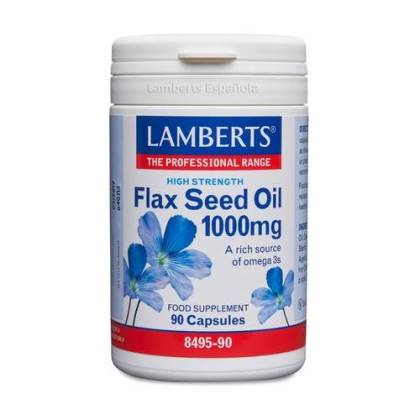 Flax Seed Oil 1000mg 90 Caps Lamberts