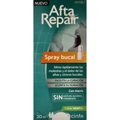 Afta Repair Mouth Spray 1 Container 20 ml Mint Flavor