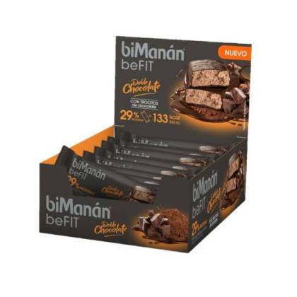 Bimanan Befit Barritas 20 Barritas 35 g Sabor Doble Chocolate