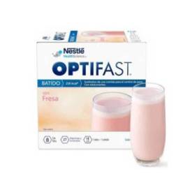 Optifast Smoothie 12 Umschläge 55 g Erdbeergeschmack