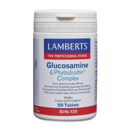 Complejo De Glucosamina Y Phytodroitin 120 Comps Lamberts