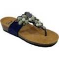 Scholl Palau Cross Sandal Navy Blue Size 37