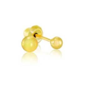 Pendiente Gold Plated Ball 3mm 75310300