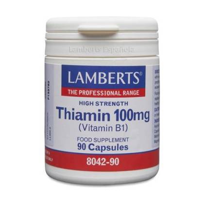 Thiamine Vitamin B1 100mg 90 Caps Lamberts