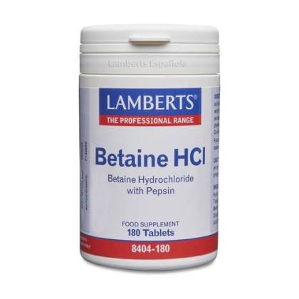 Lamberts Betaina Hci 180 Tabs 8404180