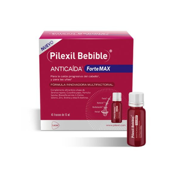 Pilexil Bebible Anticaida Forte Max 30 Frascos 15ml