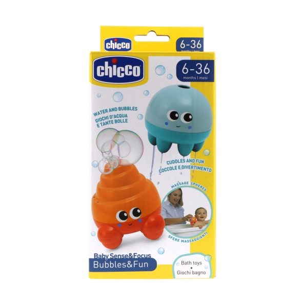 Chicco Juguete De Baño Pulpo Y Cangrejo 6-36 Meses