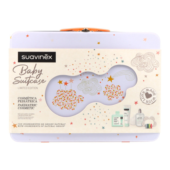 Suavinex Babykoffer Kinderkosmetik-Set Korallenfarbe