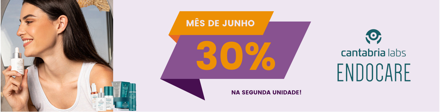 Seleção Endocare -30% na 2a ud. *no produto de menos valor