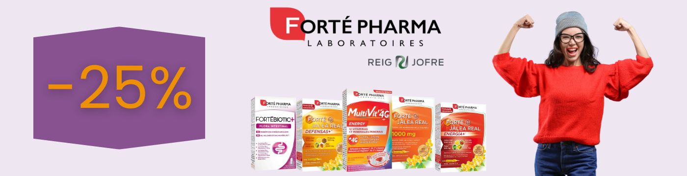 Forté Pharma -25%